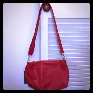 Red Michael Kors purse